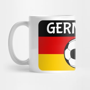 German Flag Football Mug